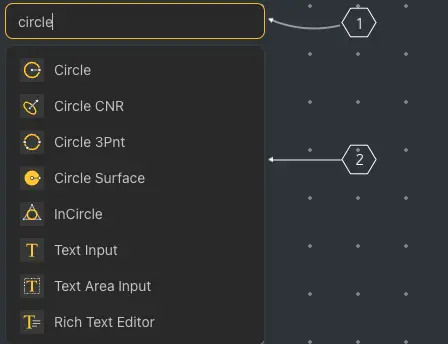 Node chooser dialog