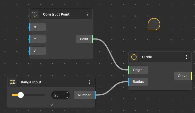 Comments displayed in workspace