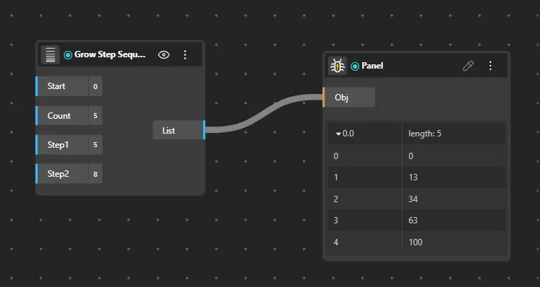 Grow Step Sequence