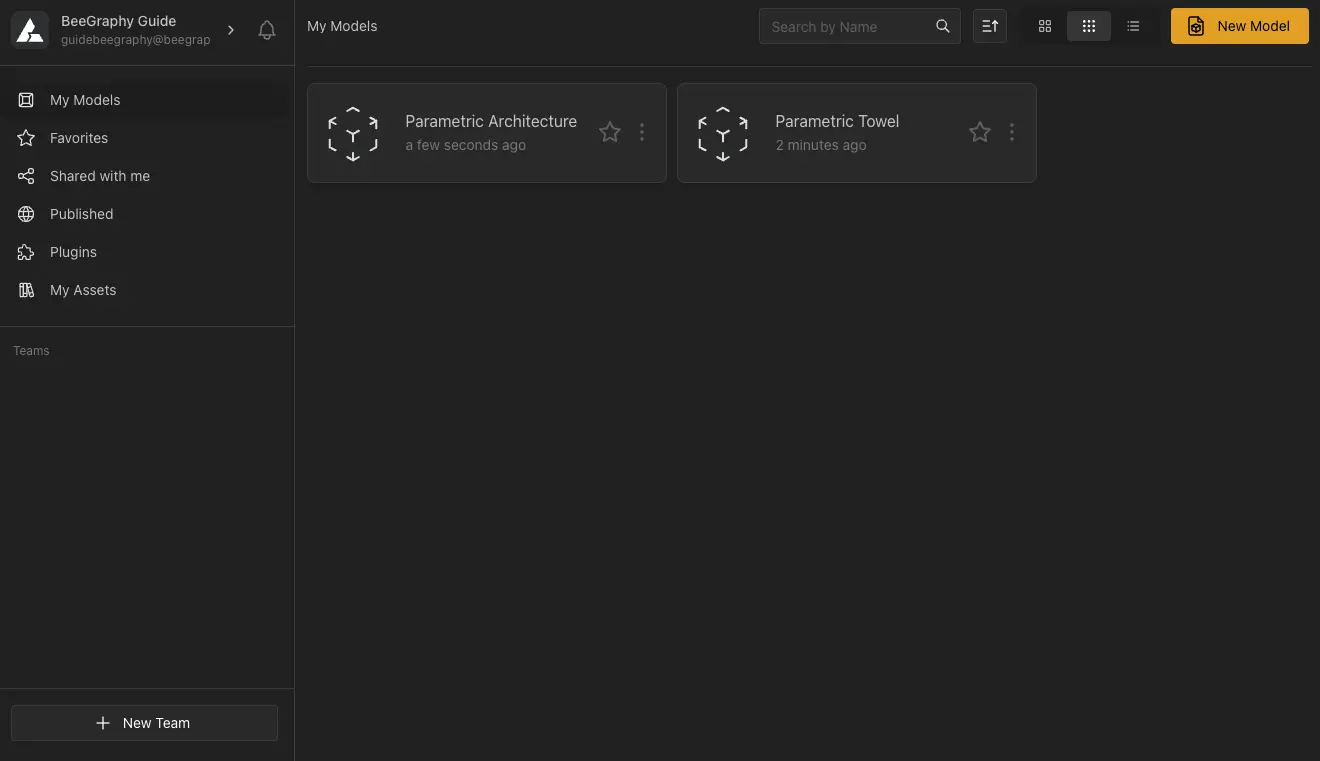 Small grid view
