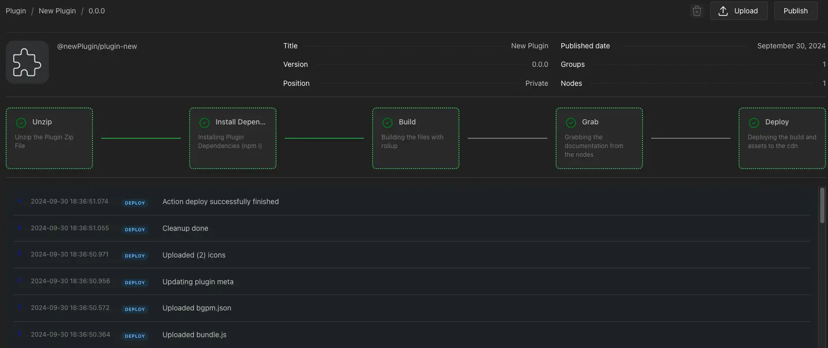 Publish Plugin