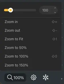 Scale adjustment controls