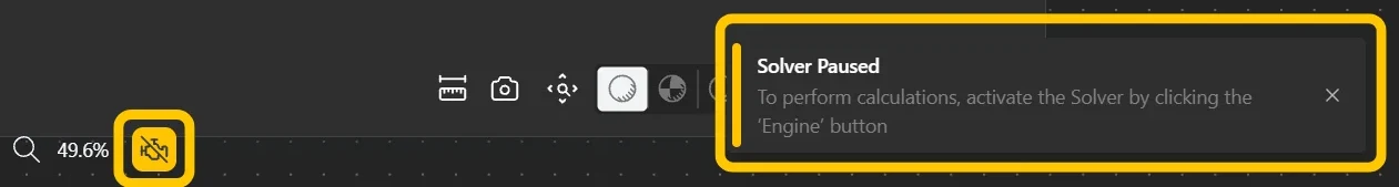 Stop solver button