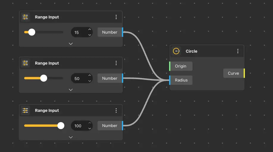 Multiple wires feeding one input port