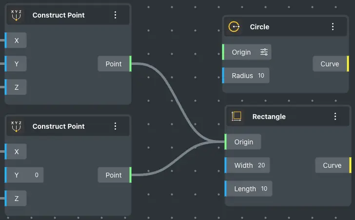 One input port receiving multiple wires