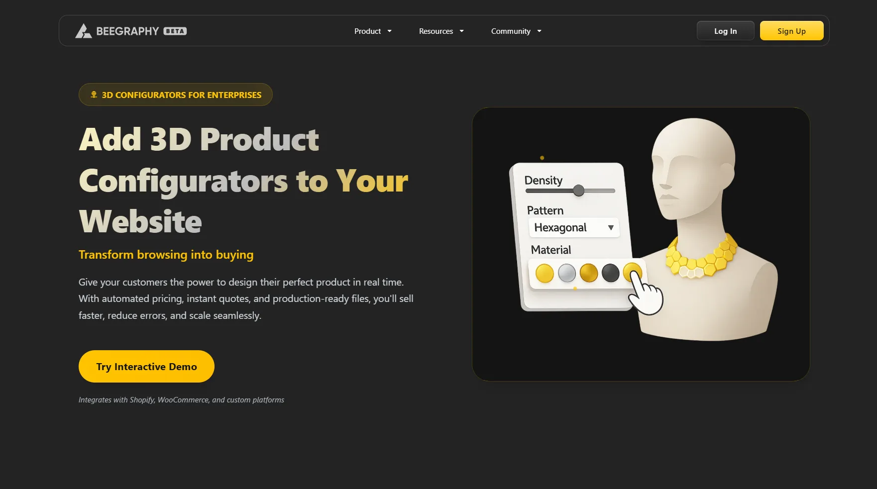 BeeGraphy 3D Configurator